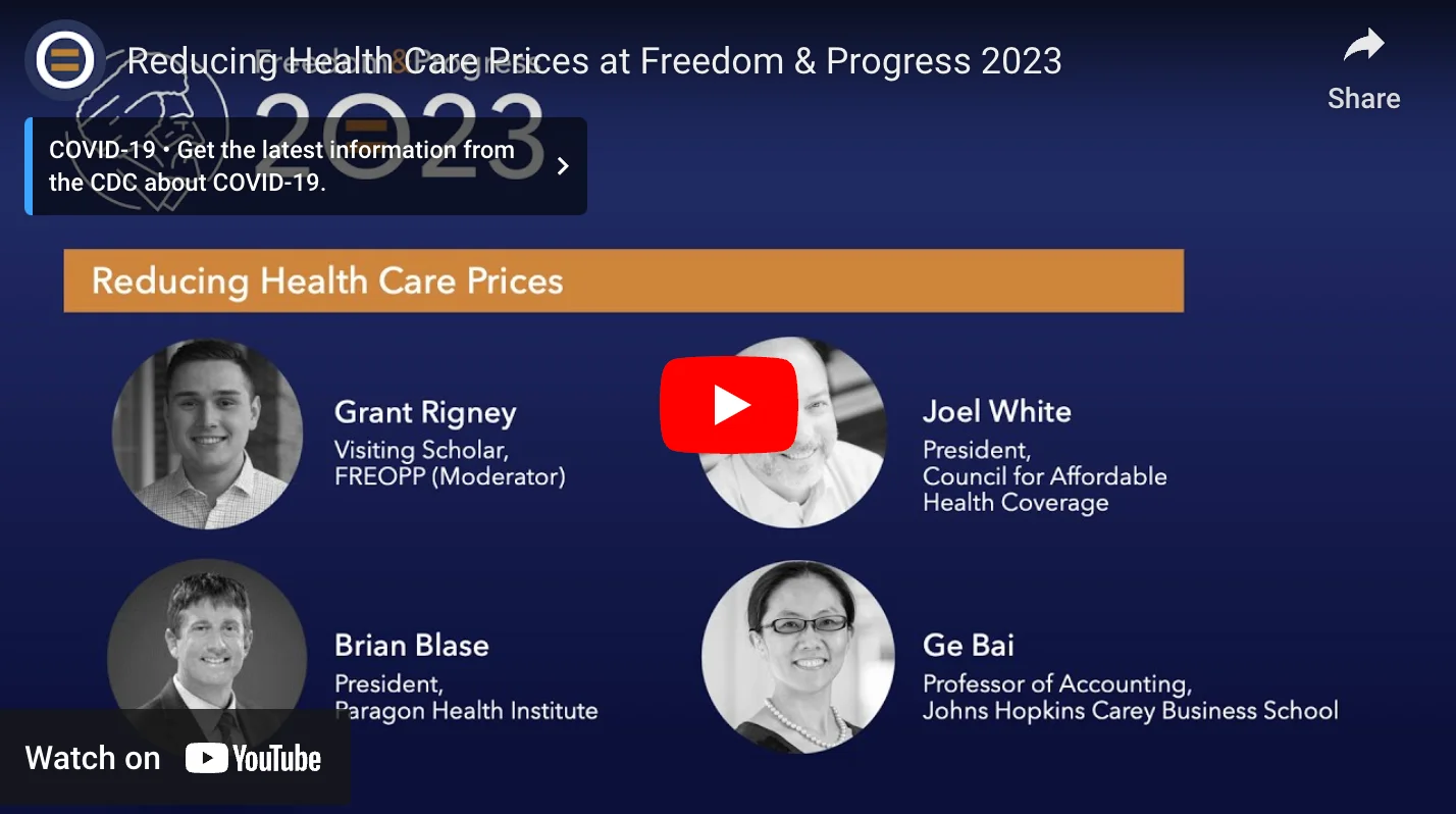 Reducing Health Care Prices