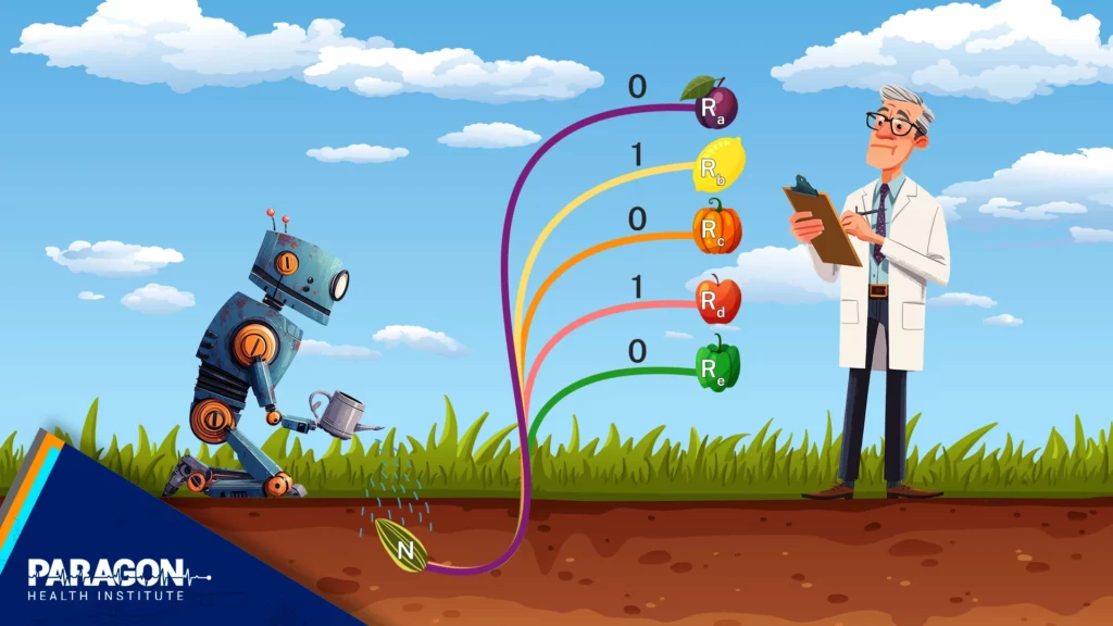 5AW THUMB A Cartoon Of A Robot Planting A Seed 10